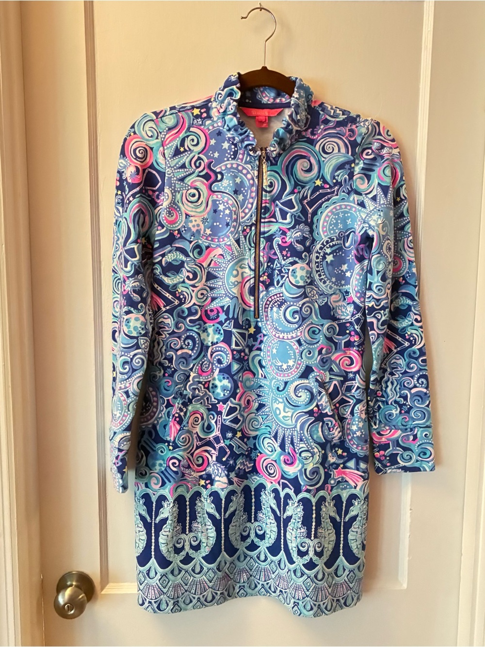 Lilly Pulitzer Cosmic Kismet Popover Dress Size S